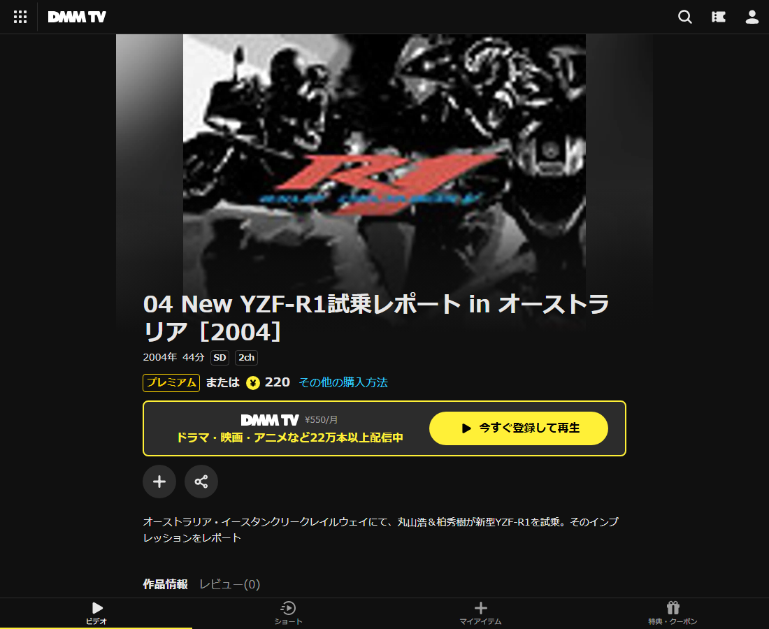 試乗レポート in オーストラリアはDMM TVで配信