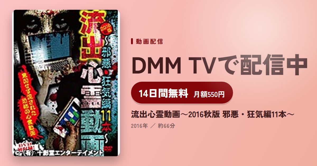 流出心霊動画～2016秋版 邪悪・狂気編11本～のアイキャッチ