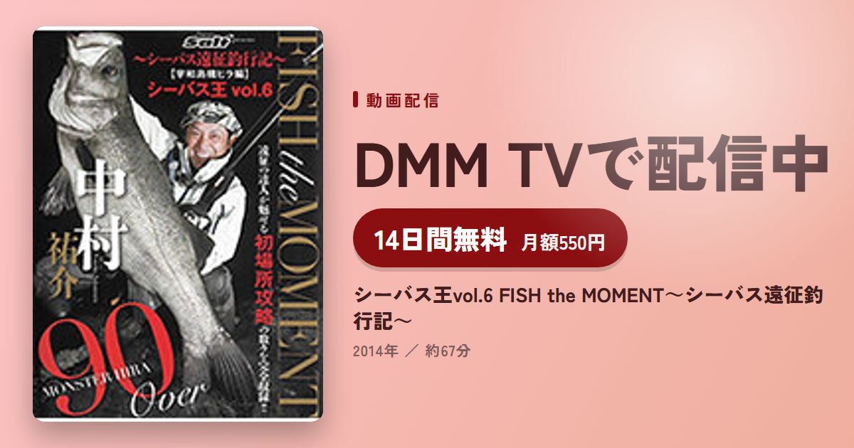 シーバス王vol.6 FISH the MOMENT～シーバス遠征釣行記～のアイキャッチ