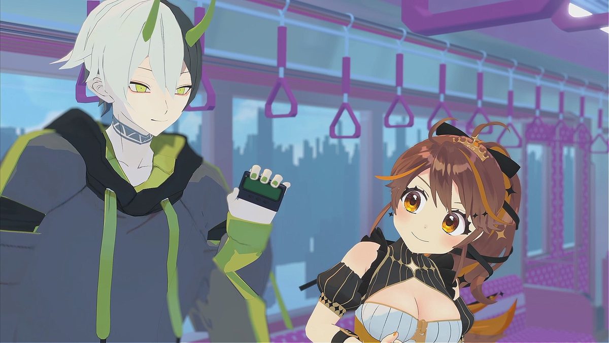 3Dショートアニメ でんでんの電脳電車