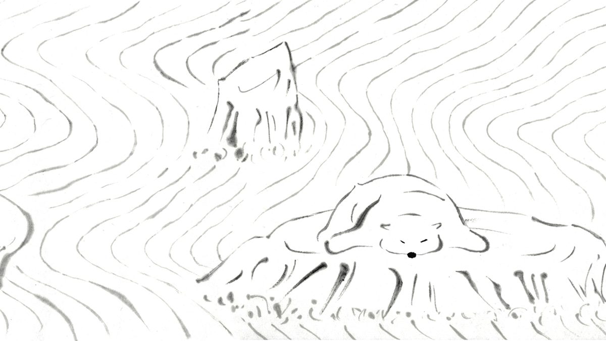 ホッキョクグマすっごくひま