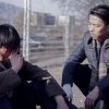 象は静かに座っている